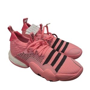 Adidas Mens Trae Young 2 Size 9.5 Pink Trap House Basketball Shoes